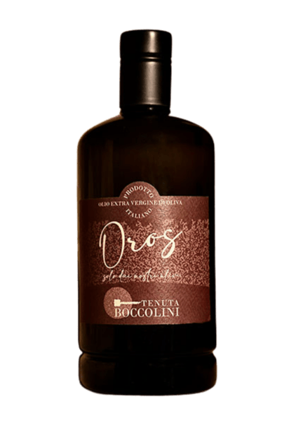 Bottiglia di olio extravergine Villa Boccolini sul Conero